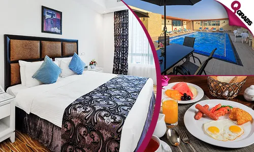 Deluxe Suite Staycation with Breakfast for TWO + Gym & Pool Access at Plaza Inn Doha!